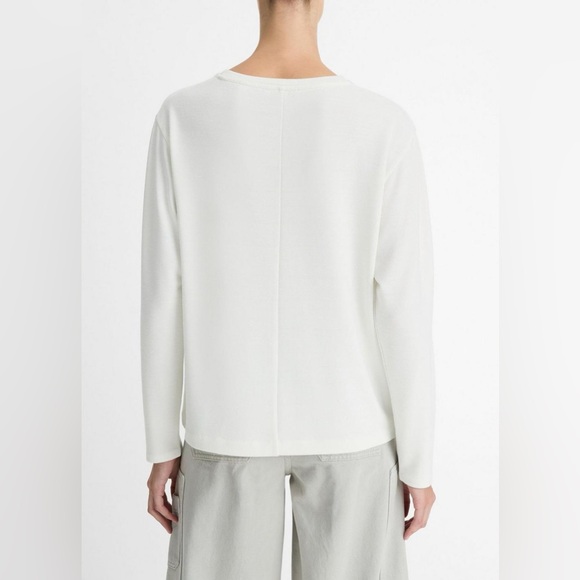 Vince Knit Relaxed Long-Sleeve T-Shirt - Picture 2 of 7